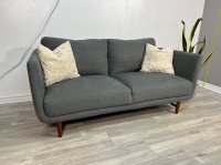 GREY LOVESEAT - DELIVERY AVAILABLE