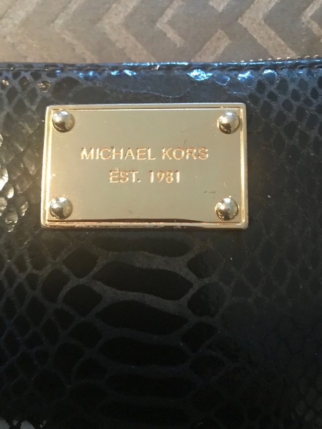 SOLD!-Genuine Michael Kors black leather wallet-Reduced! in Women's - Bags & Wallets in Mississauga / Peel Region - Image 2
