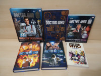 Lot of 6 Doctor Who Character Encyclopedia novels guide books