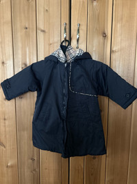 100% authentic excellent used Burberry coat toddler