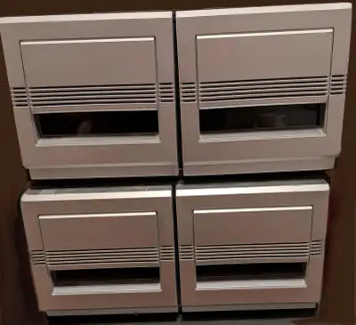 ✅ Stylish Silver/Black CD Storage Boxes, View more