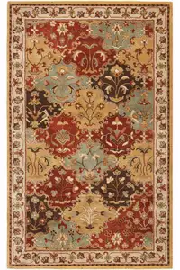 CARPET: EMPIRE COLLECTION 100% WOOL BEIGE RUG 9'X 13'