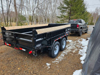 6x12 dump trailer for rent