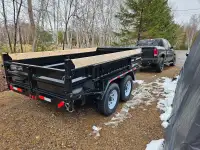 6x12 dump trailer for rent