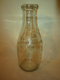 Vintage Milk Bottle ~ From Winnipeg