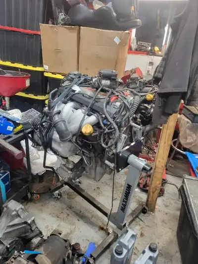Doing a bit or cleanup. Parts engines transmissions etc. ** I also have a Nissan sr20det swap kit. I...