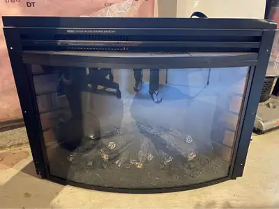 Electric fireplace, View more