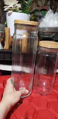 Tall glass jars for pasta or anything else