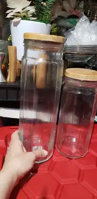 Tall glass jars for pasta or anything else