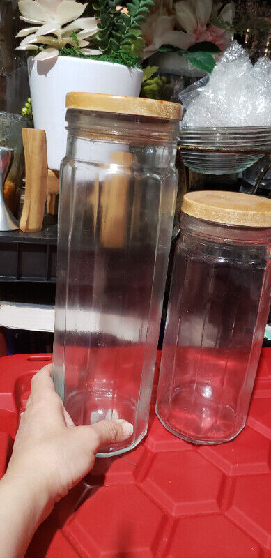 Tall glass jars for pasta or anything else in Garage Sales in Oakville / Halton Region