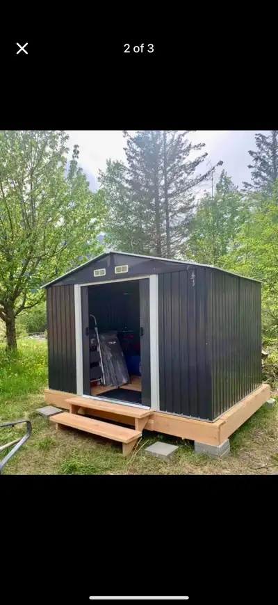 6x8’ METAL SHED brand new IN BOX, View more