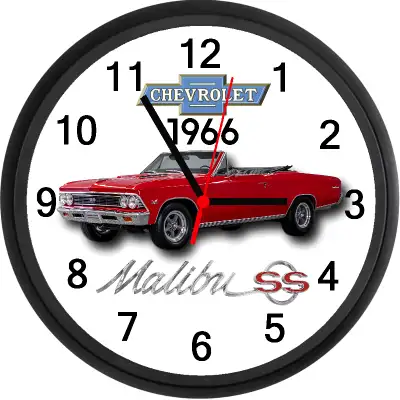 Brand new boxed wall clock approximately 10 inches in diameter featuring Custom designed artwork. Cl...