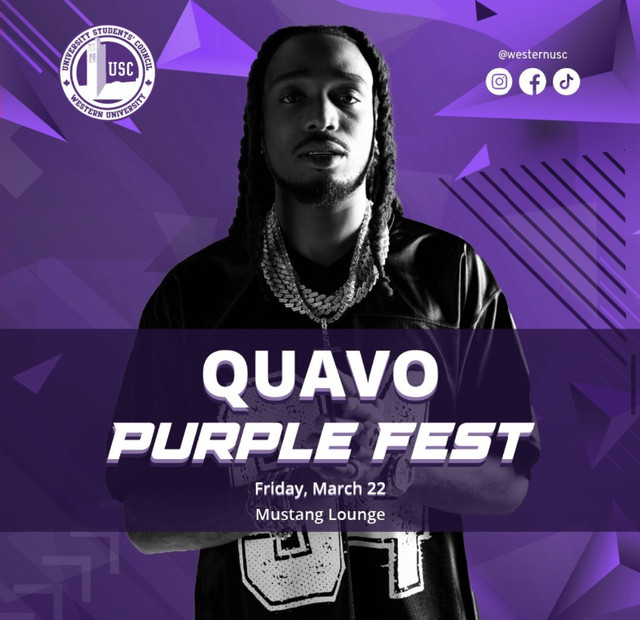 Quavo Western University!! (Available) in Events in London