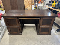 Solid Wood Executive Desk & Chair