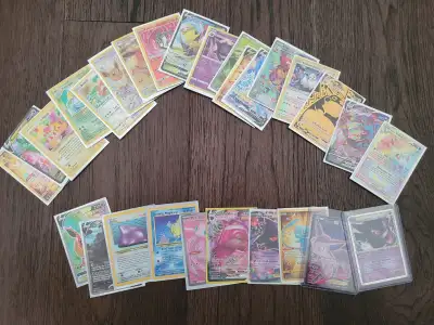 Pokemon cards - EX/V/VStar/VMax/etc - BULK - many different valuable Pokemon Cards with store value...