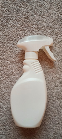 White Refillable Empty Spray Bottle 300ml with Nozzle, Wholesale