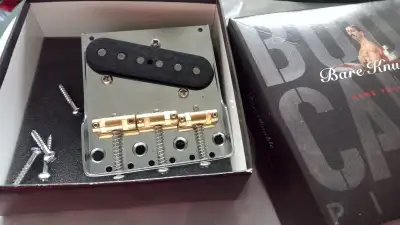 This is a Bare Knuckle Boot Camp True Grit Telecaster Bridge Pickup, in like New condition, with a V...