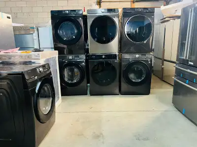 Front Load Washer & Dryer – Premium Look, Best Price! ✅ Sleek Black Steel Design ✅ Energy Efficient...