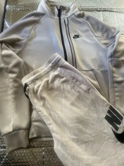 Ontario Sale, Nike Men's White Track Zip, Size Small, View more