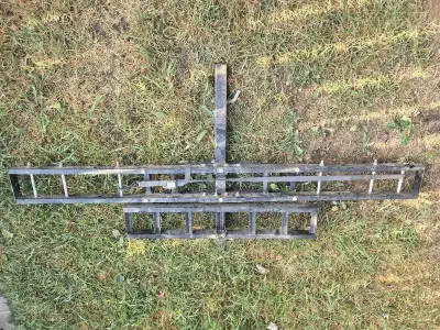 Dirt bike carrier has a ramp. 2 inch receiver. Only used a couple times but stored for a few years....