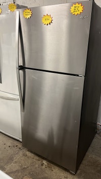 Whirlpool 30” Stainless Stell Refrigerator Fully Tested 30-Day Kitchener / Waterloo Kitchener Area Preview