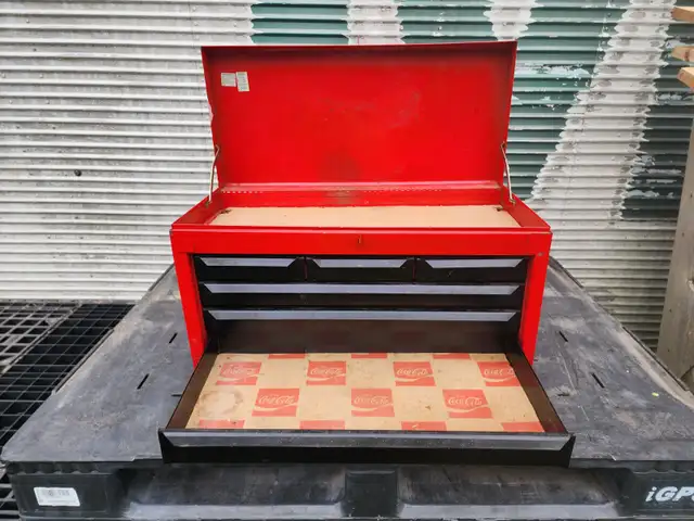 6 Drawers Red  With Black Sliding Drawers Tool Chest in Tool Storage & Benches in Windsor Region - Image 9
