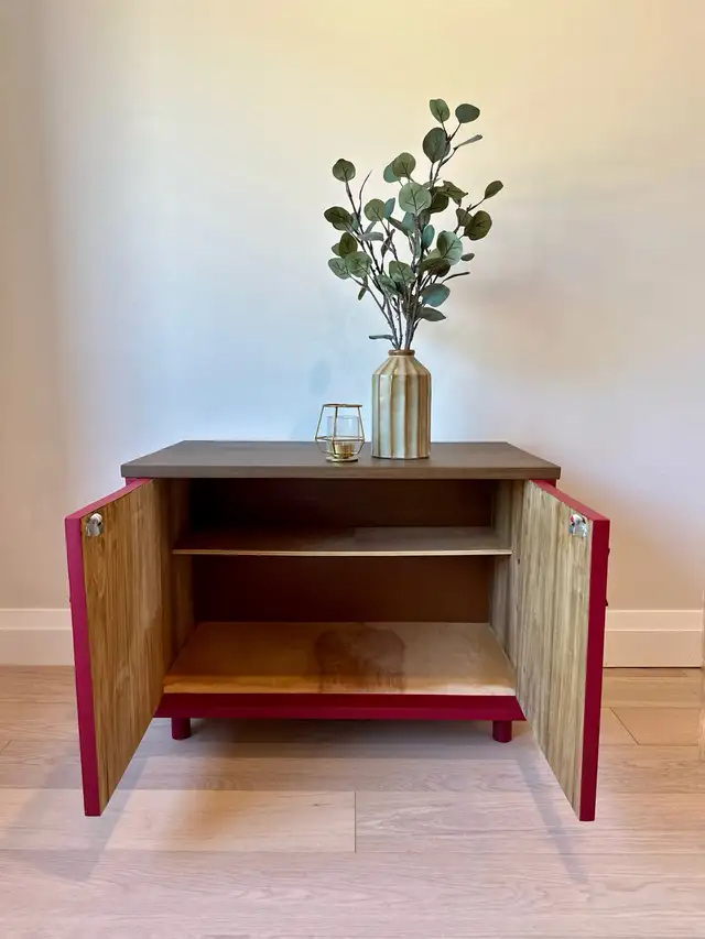 Small storage cabinet- newly refinished! in Bookcases & Shelving Units in Hamilton - Image 3