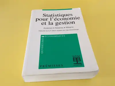 Livre: Statistiques pour l’économie et la gestion , View more
