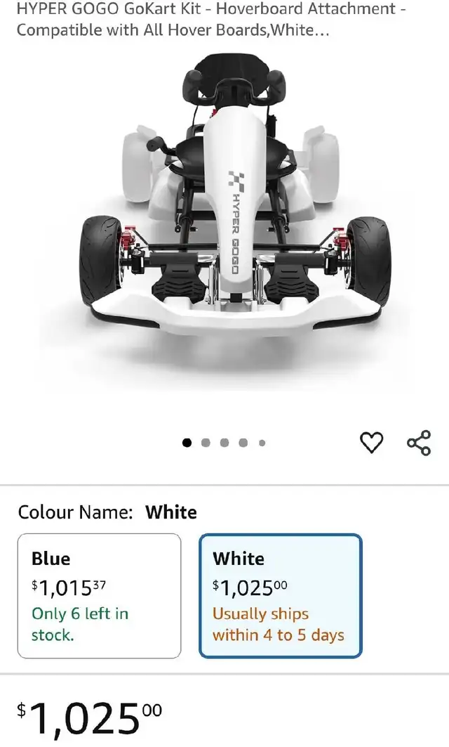 HYPER GOGO DriftGoKart Kit-Hoverboard Attachment Read Decription in General Electronics in Oshawa / Durham Region - Image 6