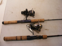 2 ultralight fishing rod / reel combos