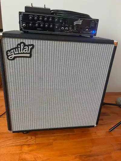 Aguilar AG 500 Dual Channel Bass Head + DB 2×12 Bass Cab (8 ohm), View more