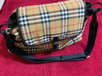 Authentic Burberry Diaper Bag, awesome condition 