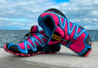 Salomon Speedcross 3 Trail Running Shoe Quick Lace Women Size 6