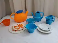Vintage Plastic Toy Dishes