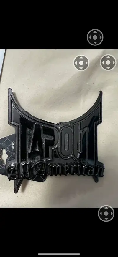 Tapout and big red machine belt buckles and biker rings brand new $150 each