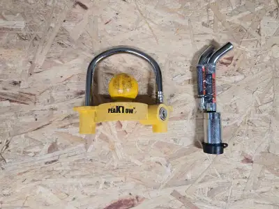 Trailer Coupler Lock Features: Protects your trailer from theft when not in tow Ball fits most 1-7/8...