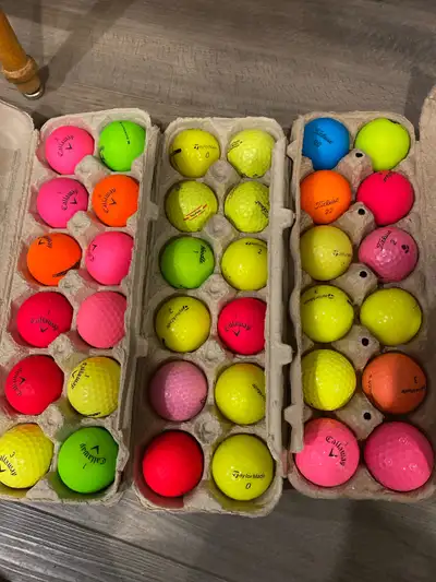 coloured golf balls, View more