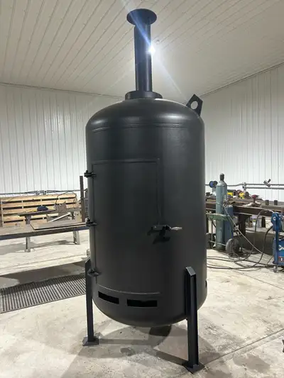 Large heavy duty garbage incinerator, approx 750 USG. Perfect for farm/large acreage and will look g...