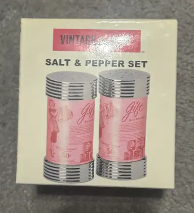 Vintage Kellogg’s Style Salt and Pepper Shakers, View more