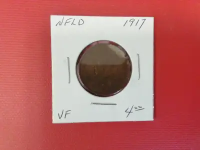 1917 Newfoundland One Cent Coin, View more