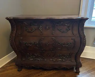 Antique Solid Wood Dresser, View more