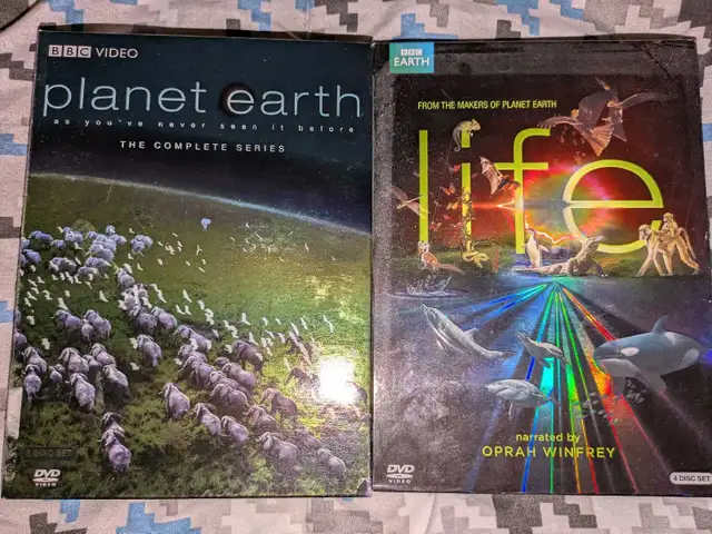 BBC Planet Earth (5 disc) + BBC Life (4 disc)
