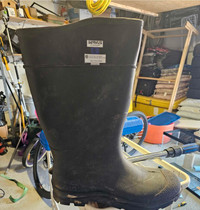 Heavy duty long safety boots