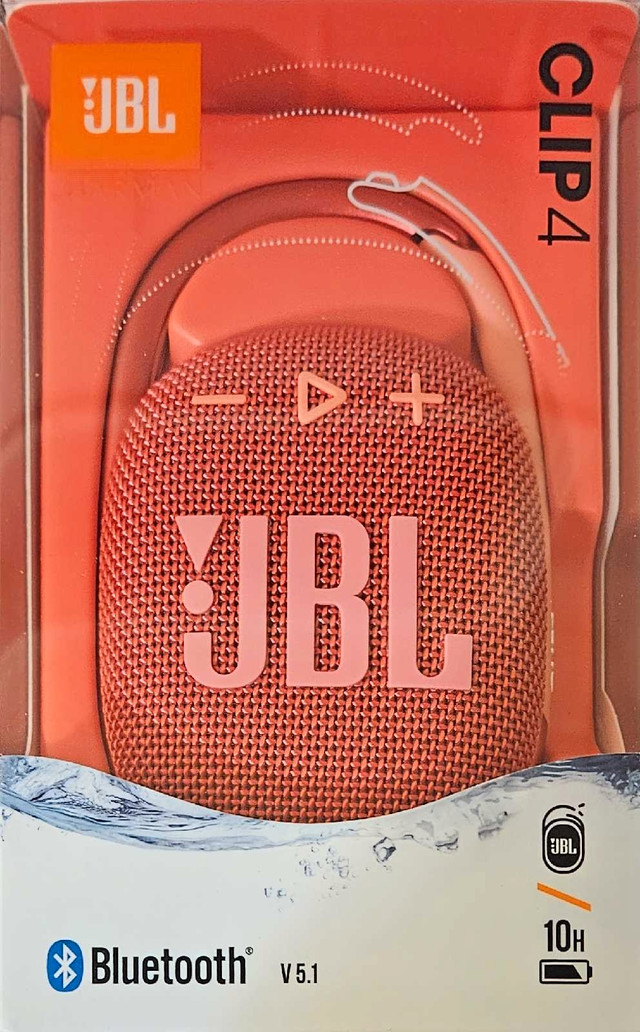 JBL Clip 4 Waterproof Portable Bluetooth Speaker in Speakers in Mississauga / Peel Region - Image 2