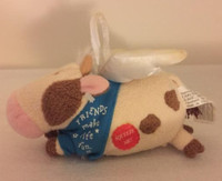 Carlton Cards Cow Angel Plush 7" squeeze it moos three times