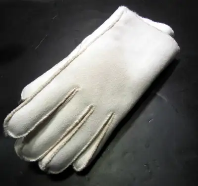 Men’s New Faux Suede White Gloves T32, View more