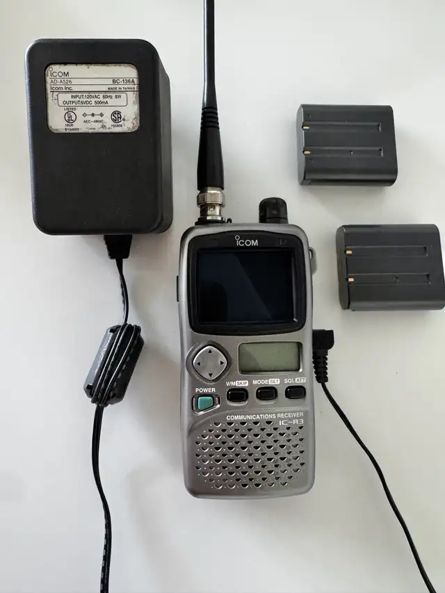 ICOM scan IC-R3 Wideband Receiver Radio Audio & Video Capability in General Electronics in Mississauga / Peel Region - Image 2