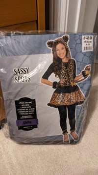 Sassy Spots Cheetah  costume (medium 8-10)