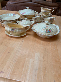 Vintage dish set sovereign potters