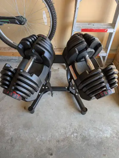 Adjustable Dumbbells with Stand, View more
